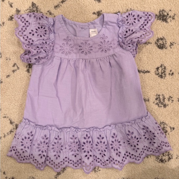 GAP Lavender Eyelet Kids Dress Set - Picture 5 of 6